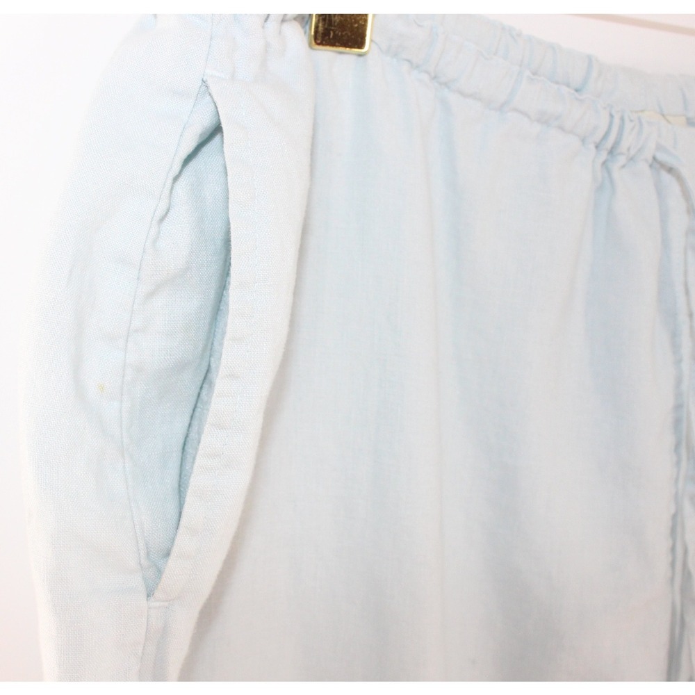 Express Linen Pants Drawstring Elastic Waist Size… - image 3